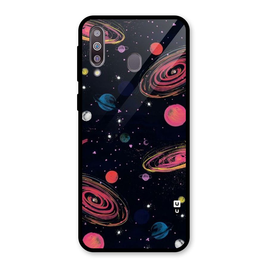 Galaxy Beauty Glass Back Case for Galaxy M30