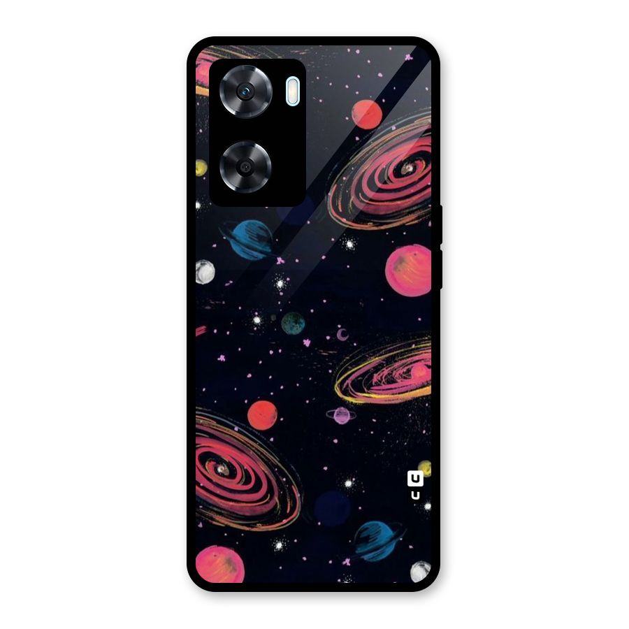 Galaxy Beauty Glass Back Case for Oppo A77