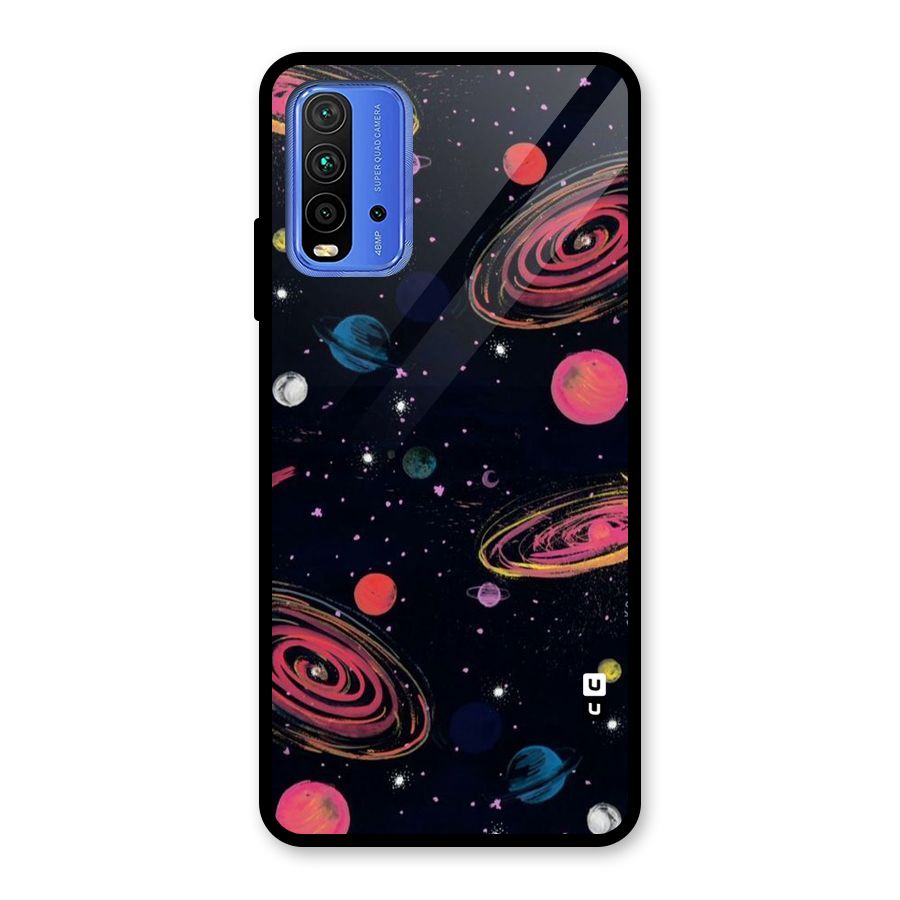 Galaxy Beauty Glass Back Case for Redmi 9 Power