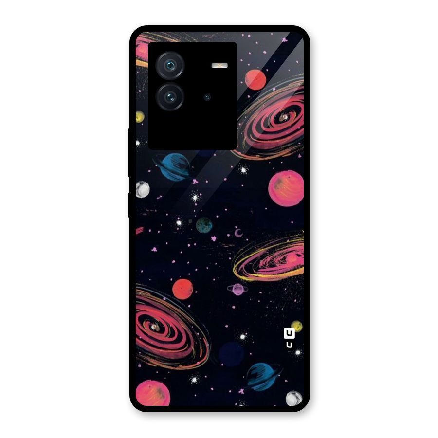 Galaxy Beauty Glass Back Case for Vivo iQOO Neo 6 5G