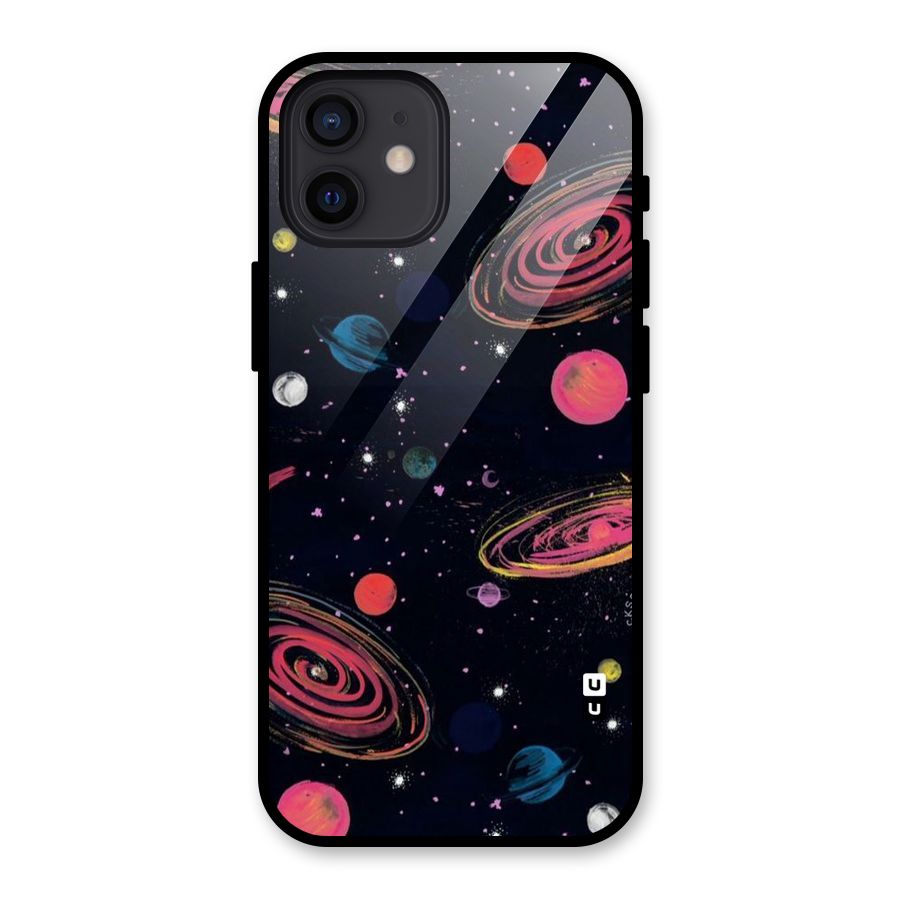 Galaxy Beauty Glass Back Case for iPhone 12