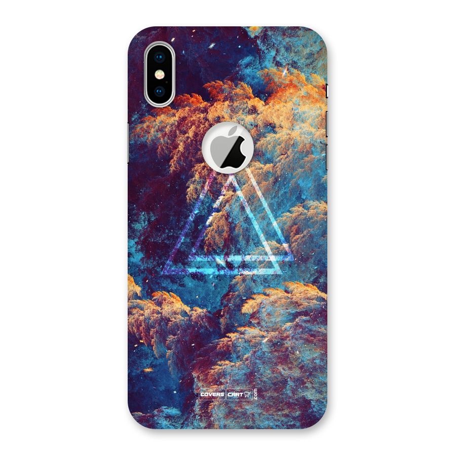 Galaxy Fuse Back Case for iPhone X Logo Cut