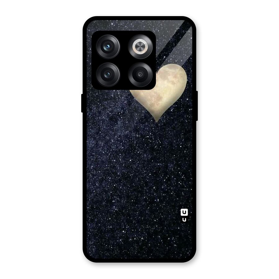 Galaxy Space Heart Glass Back Case for OnePlus 10T