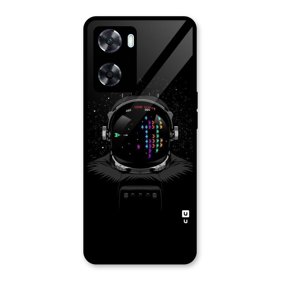 Gamer Head Glass Back Case for Oppo A77
