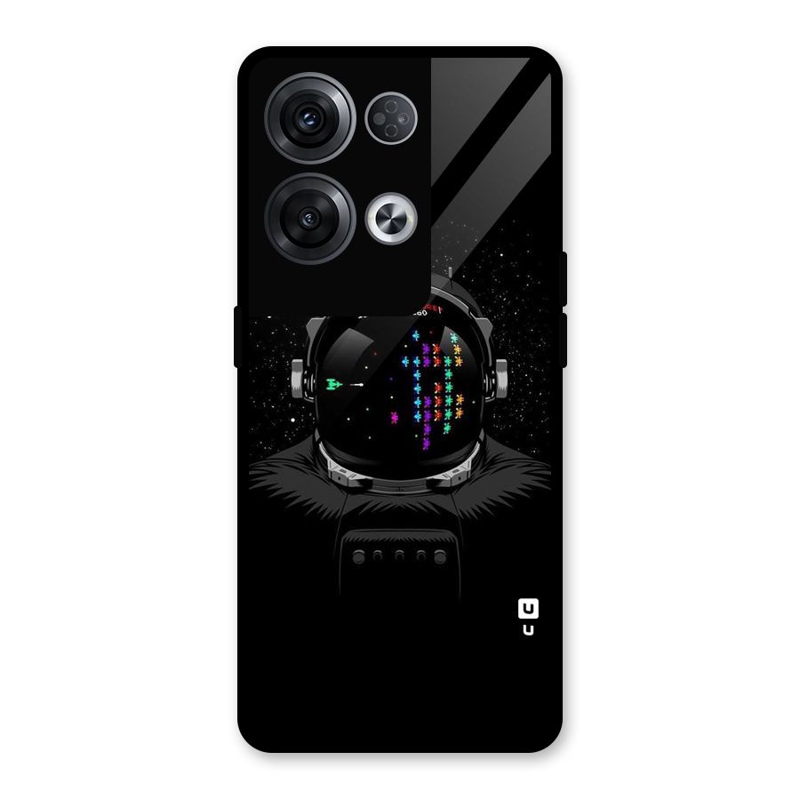 Gamer Head Glass Back Case for Oppo Reno8 Pro 5G