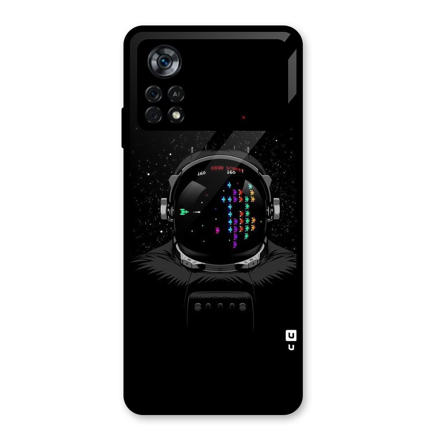 Gamer Head Glass Back Case for Poco X4 Pro 5G