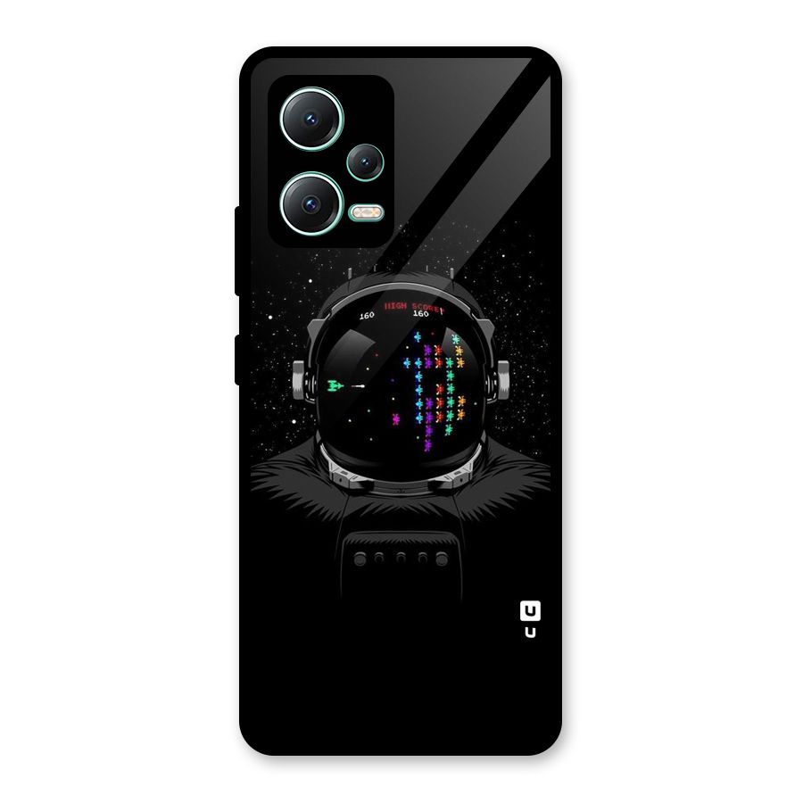 Gamer Head Glass Back Case for Redmi Note 12 5G