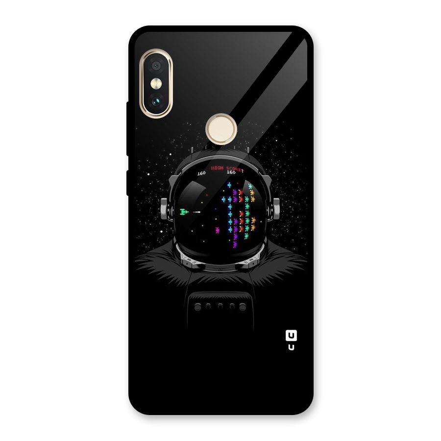 Gamer Head Glass Back Case for Redmi Note 5 Pro