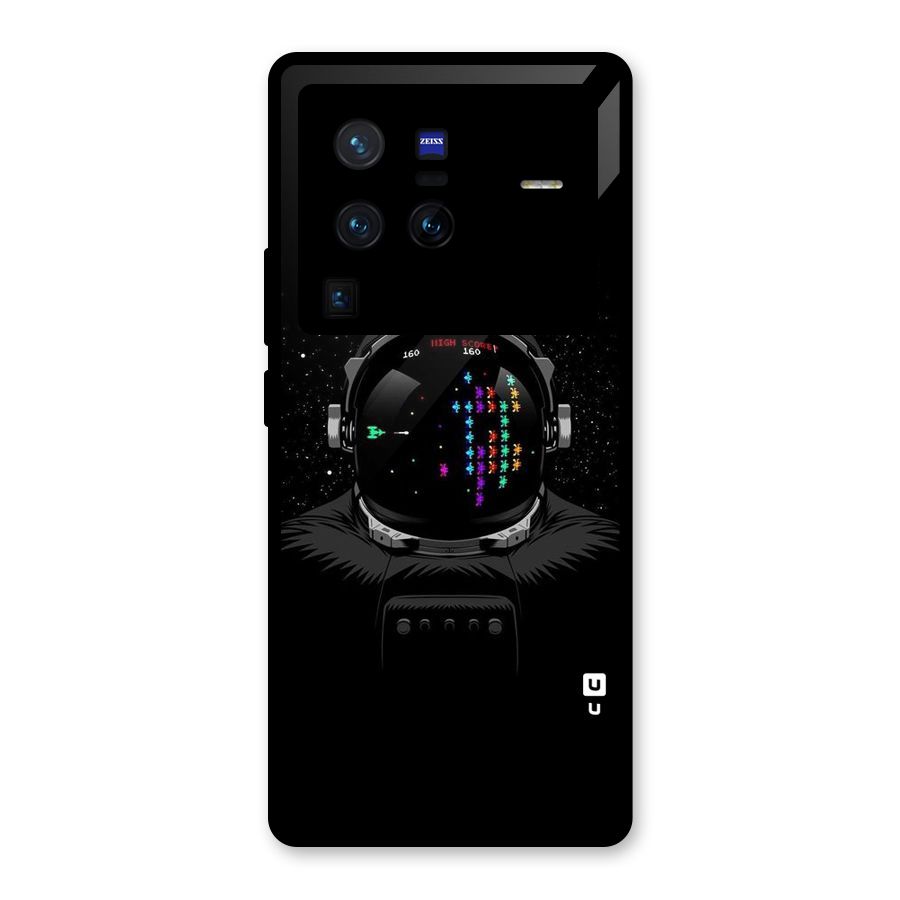 Gamer Head Glass Back Case for Vivo X80 Pro
