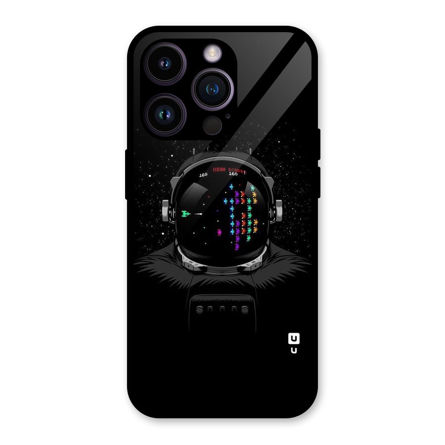 Gamer Head Glass Back Case for iPhone 14 Pro