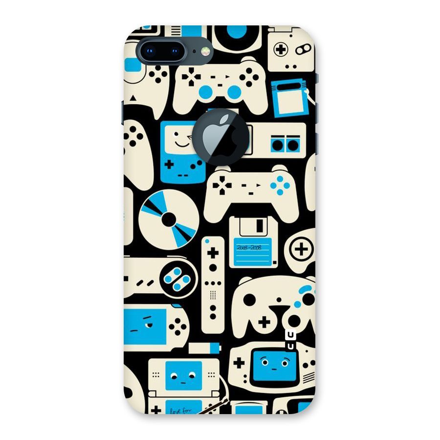 Gamers Back Case for iPhone 7 Plus Logo Cut