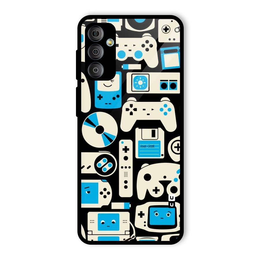 Gamers Glass Back Case for Galaxy F23