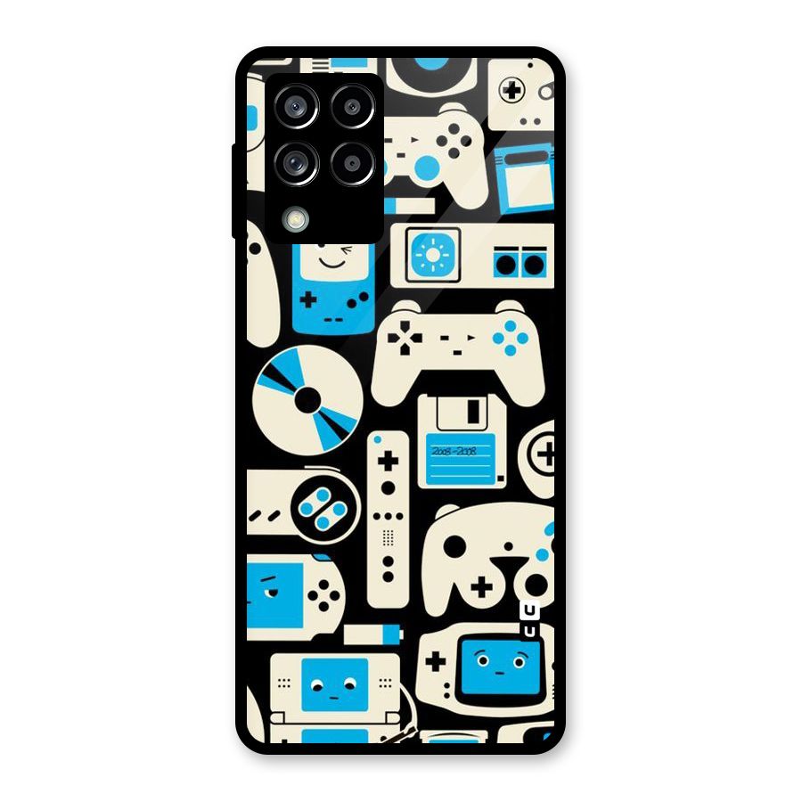 Gamers Glass Back Case for Galaxy M53 5G