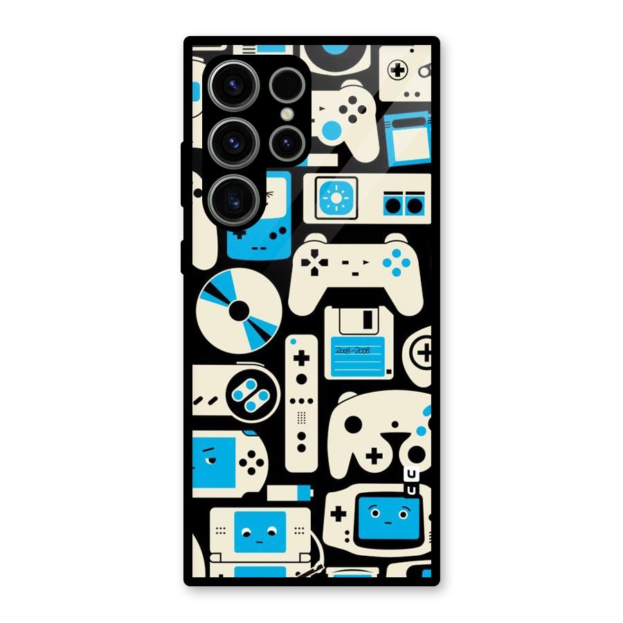 Gamers Glass Back Case for Galaxy S23 Ultra