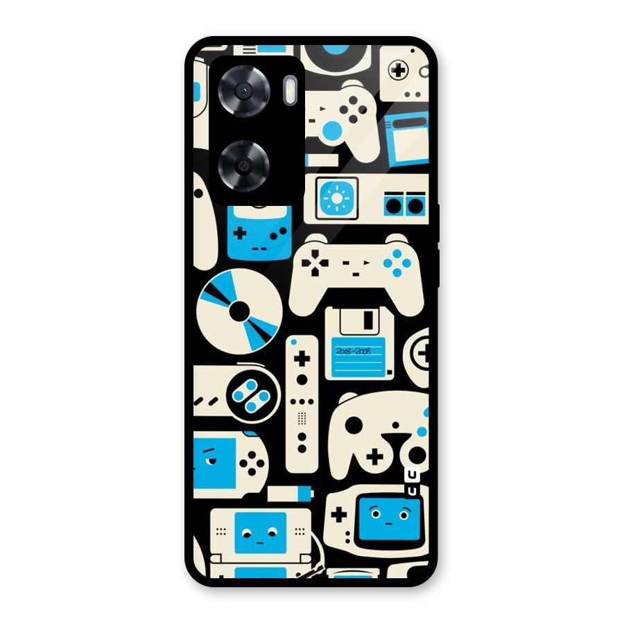 Gamers Glass Back Case for Oppo A57 2022