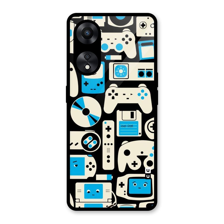 Gamers Glass Back Case for Oppo A78