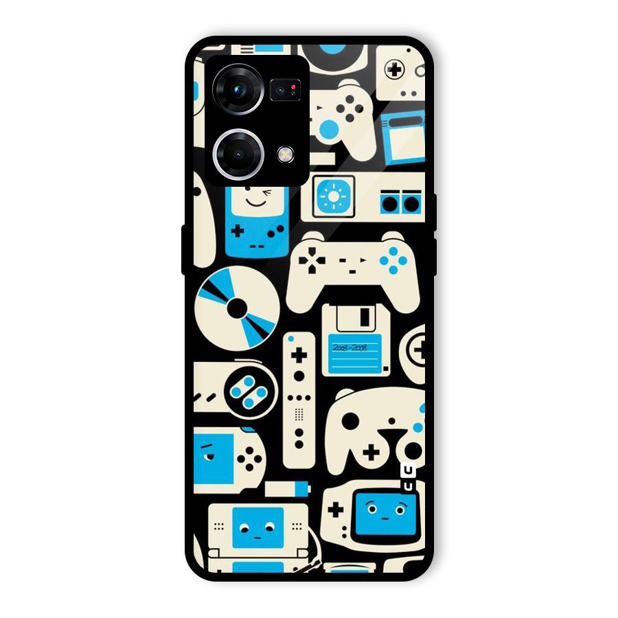 Gamers Glass Back Case for Oppo F21 Pro 5G
