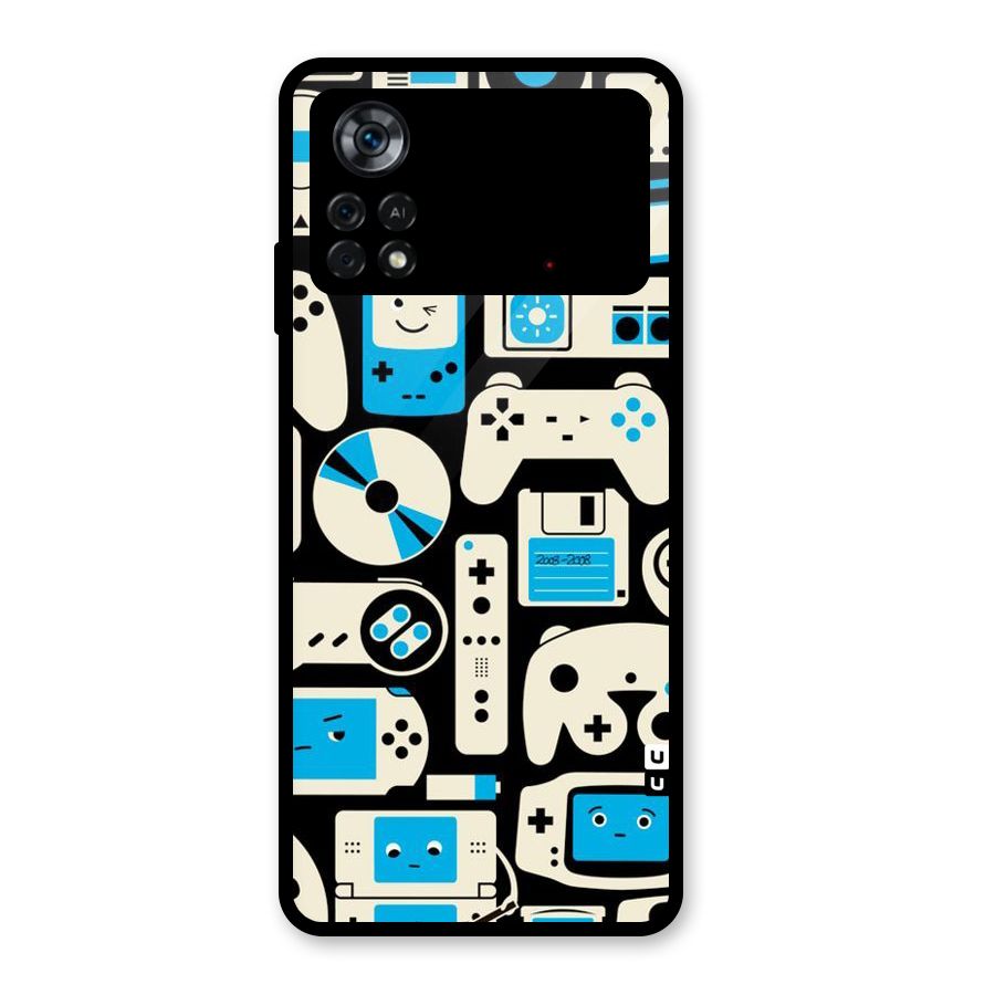 Gamers Glass Back Case for Poco X4 Pro 5G