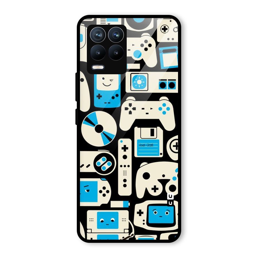 Gamers Glass Back Case for Realme 8