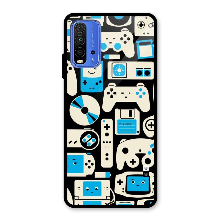 Gamers Glass Back Case for Redmi 9 Power