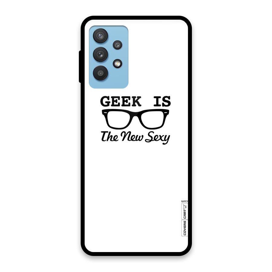 Geek Is The New Sexy Glass Back Case for Galaxy M32 5G