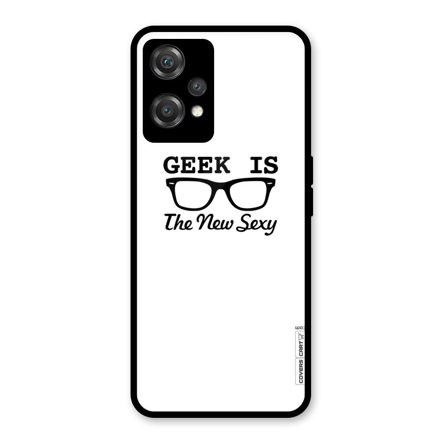 Geek Is The New Sexy Glass Back Case for OnePlus Nord CE 2 Lite 5G