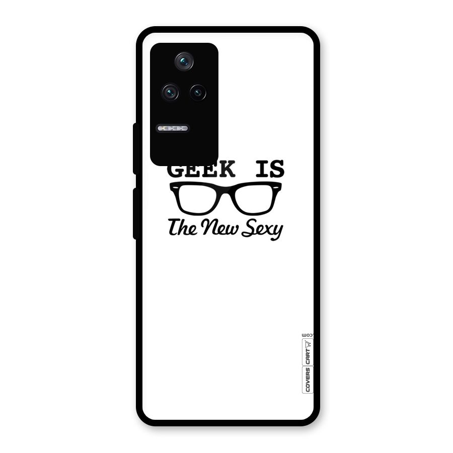 Geek Is The New Sexy Glass Back Case for Poco F4 5G