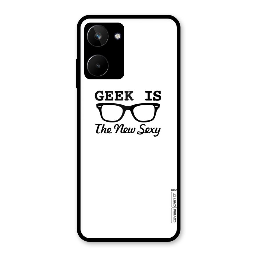 Geek Is The New Sexy Glass Back Case for Realme 10