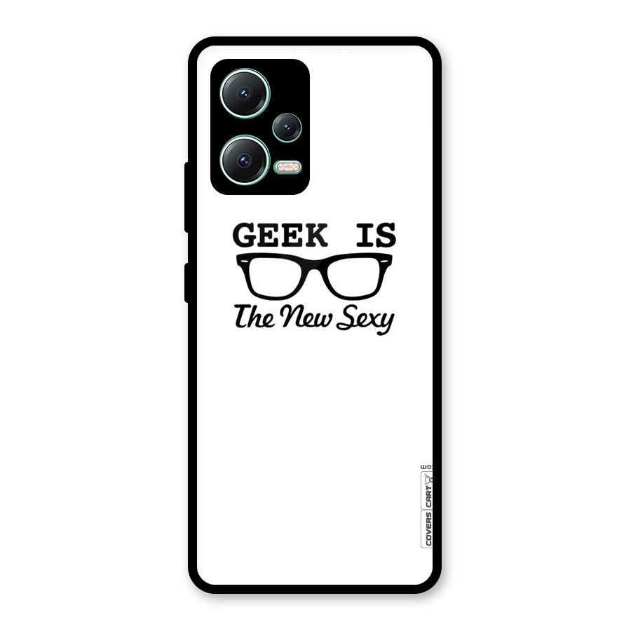 Geek Is The New Sexy Glass Back Case for Redmi Note 12 5G