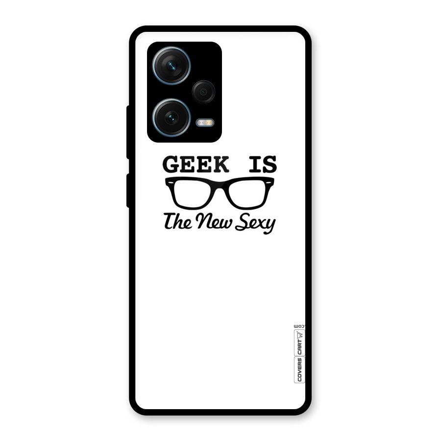 Geek Is The New Sexy Glass Back Case for Redmi Note 12 Pro Plus 5G