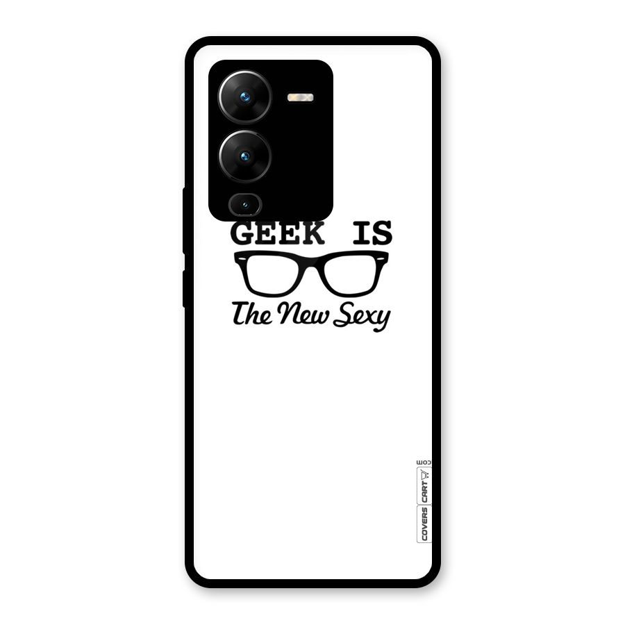 Geek Is The New Sexy Glass Back Case for Vivo V25 Pro