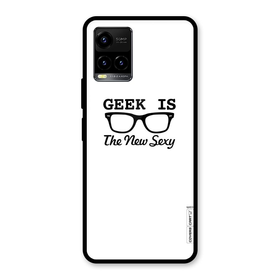 Geek Is The New Sexy Glass Back Case for Vivo Y21A