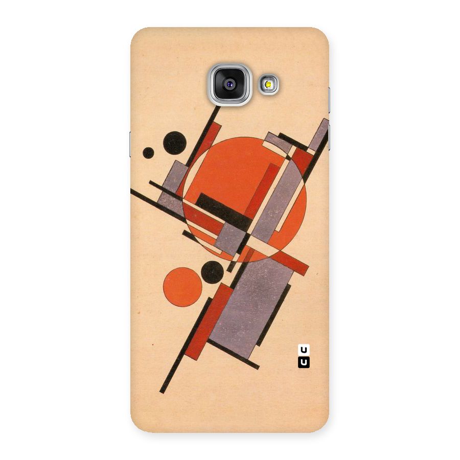 Geo Abstract Metrics Back Case for Galaxy A7 2016