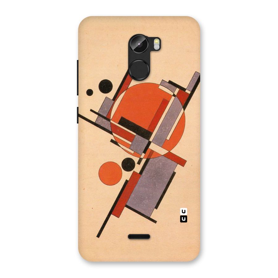 Geo Abstract Metrics Back Case for Gionee X1
