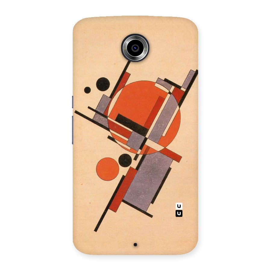Geo Abstract Metrics Back Case for Nexsus 6