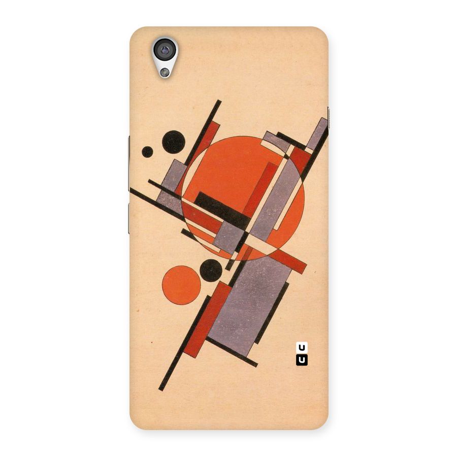 Geo Abstract Metrics Back Case for OnePlus X