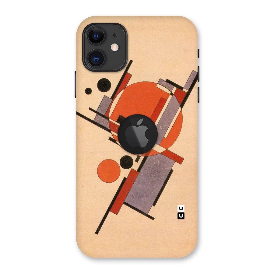 Geo Abstract Metrics Back Case for iPhone 11 Logo Cut