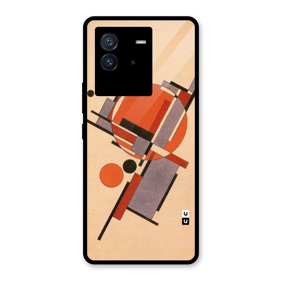 Geo Abstract Metrics Glass Back Case for Vivo iQOO Neo 6 5G