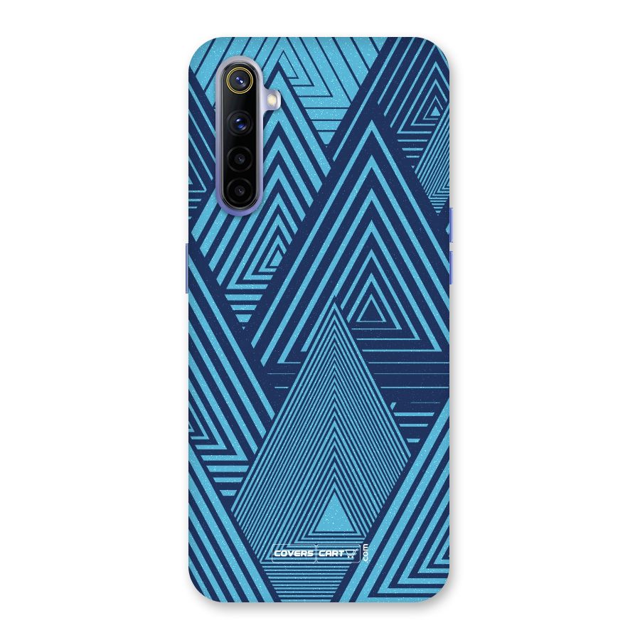 Geometric Blue Print Back Case for Realme 6i