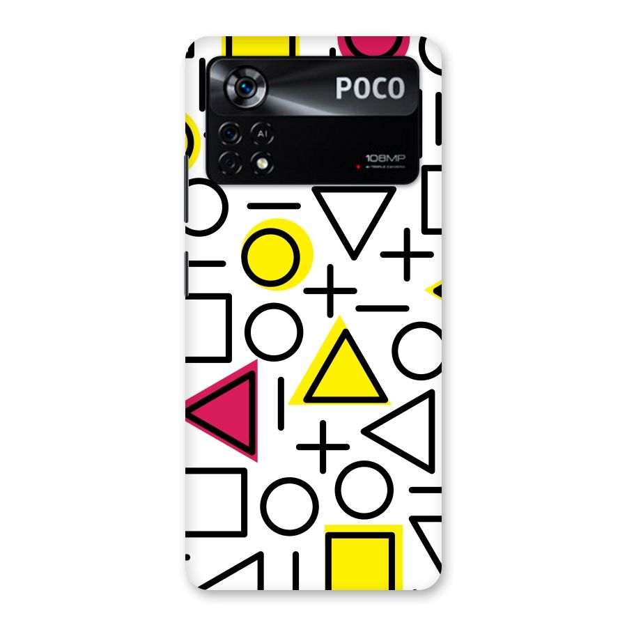 Geometry Pattern Back Case for Poco X4 Pro 5G