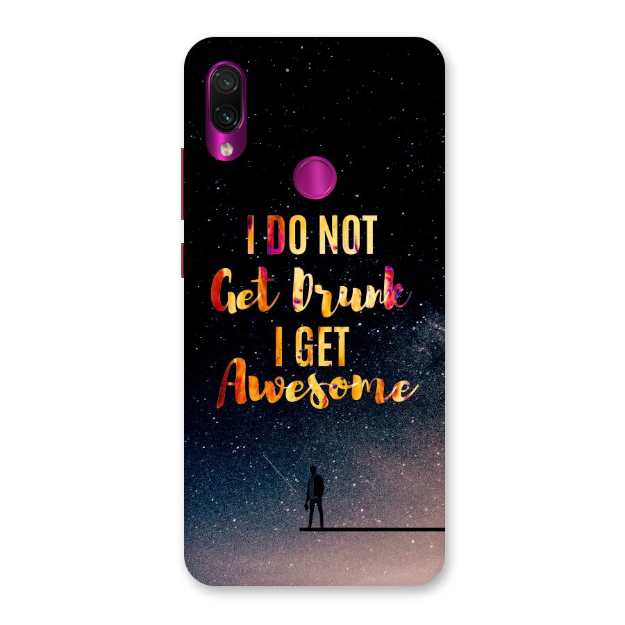 Get Awesome Back Case for Redmi Note 7 Pro