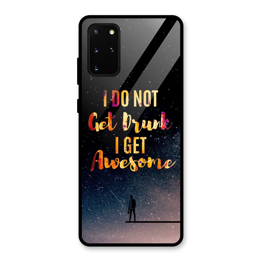 Get Awesome Glass Back Case for Galaxy S20 Plus