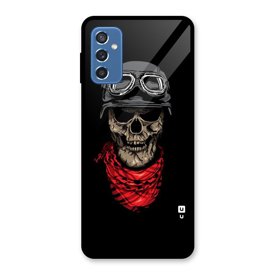 Ghost Swag Glass Back Case for Galaxy M52 5G