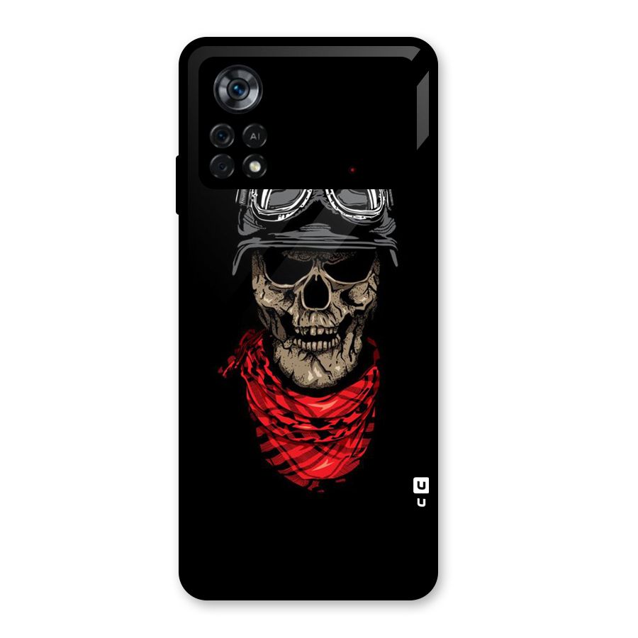 Ghost Swag Glass Back Case for Poco X4 Pro 5G