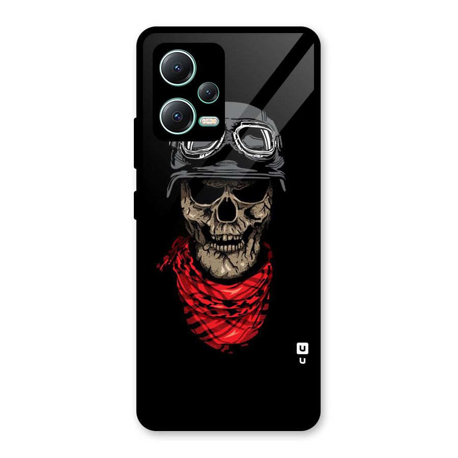 Ghost Swag Glass Back Case for Redmi Note 12 5G
