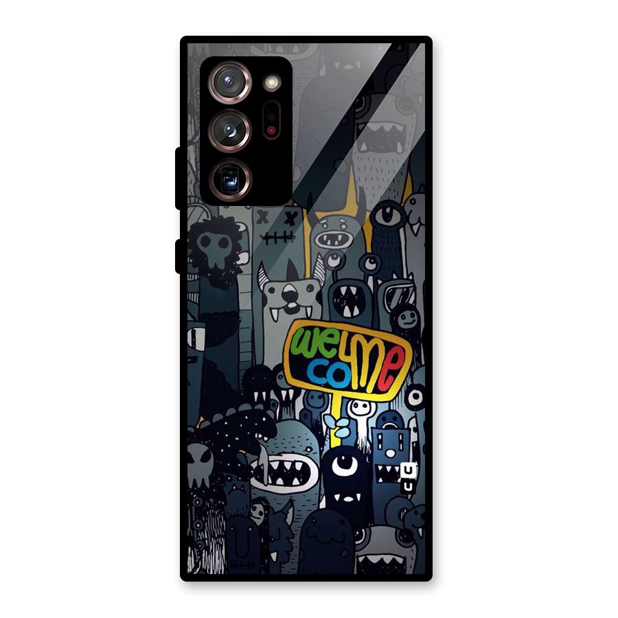 Ghost Welcome Glass Back Case for Galaxy Note 20 Ultra 5G