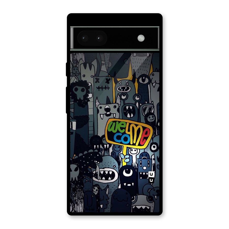 Ghost Welcome Glass Back Case for Google Pixel 6a