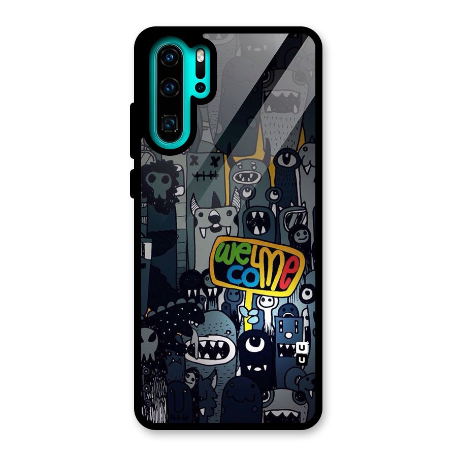 Ghost Welcome Glass Back Case for Huawei P30 Pro