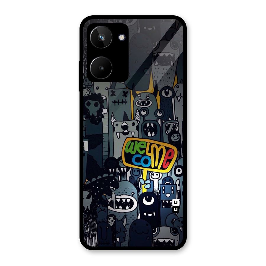 Ghost Welcome Glass Back Case for Realme 10