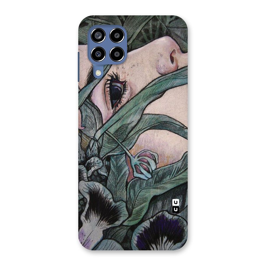 Girl Grass Art Back Case for Galaxy M53 5G